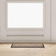 Vidaxl paillasson beige 60 x 40 x 1,2 cm tissu peluche