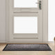 Vidaxl paillasson gris clair 60 x 40 x 1,2 cm tissu peluche