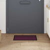 Vidaxl paillasson rouge bordeaux 60 x 40 x 1,2 cm tissu peluche