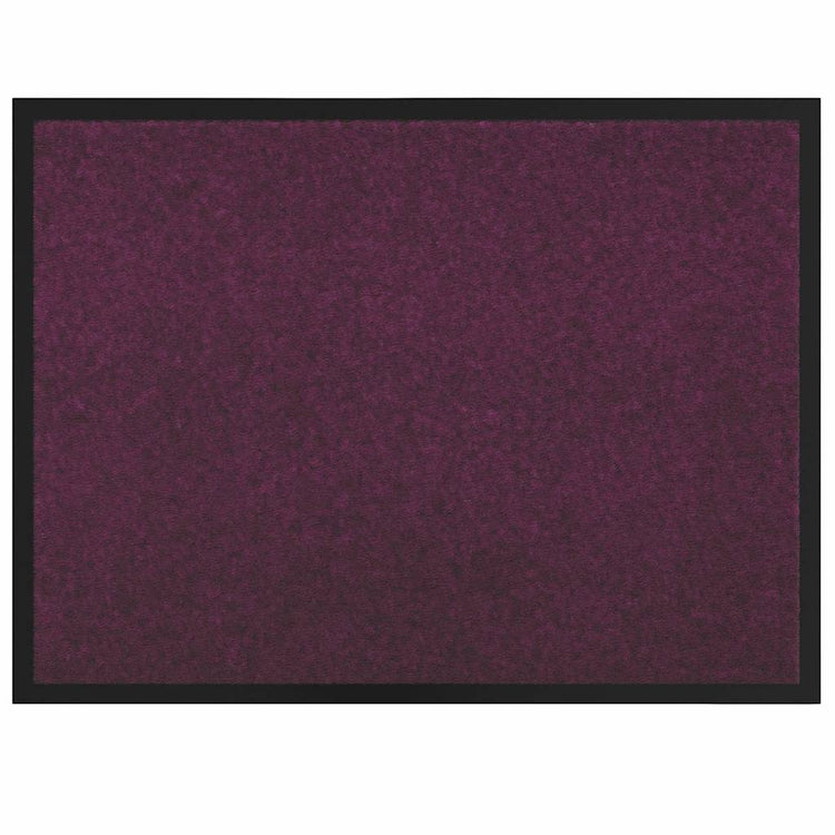 Vidaxl paillasson rouge bordeaux 60 x 40 x 1,2 cm tissu peluche