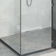 Vidaxxl caniveau de douche mural argent 70 cm acier inoxydable 304