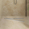 VidaXL Caniveau de douche 360° avec modèle mince argent 80 cm