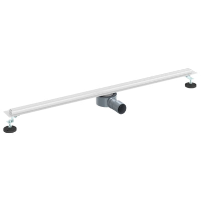 VidaXL Caniveau de douche 360° avec modèle mince argent 100 cm
