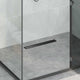 Vidaxx caniveau de douche 2 en 1 avec siphon 360° noir 50 cm