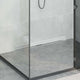 VidaXL caniveau de douche mural argent 90 cm acier inoxydable 304
