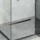 Vidaxx caniveau de douche 2 en 1 avec siphon 360° noir 70 cm