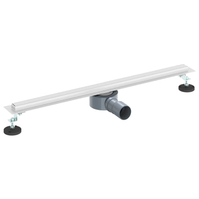VidaXL caniveau de douche 360° avec modèle mince argent 70 cm