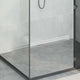 Vidaxxl caniveau de douche mural argent 100 cm acier inoxydable 304