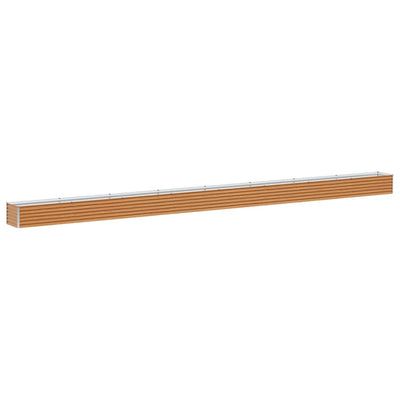 Jardinière surélevée Vidaxl 775 x 50 x 36 cm acier galvanisé