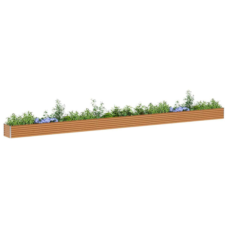 Jardinière surélevée Vidaxl 775 x 50 x 36 cm acier galvanisé
