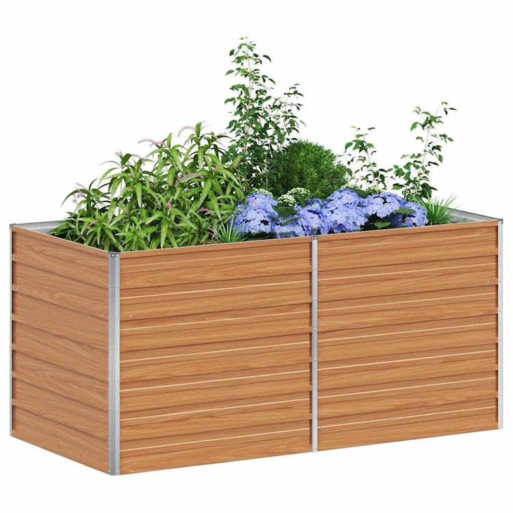 Jardinière surélevée Vidaxx marron clair 160 x 80 x 77 cm