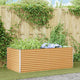 Jardinière surélevée Vidaxl 195 x 100 x 68 cm acier galvanisé