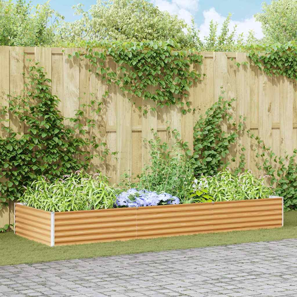 Jardinière surélevée Vidaxx 290 x 100 x 36 cm acier galvanisé