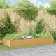 Jardinière surélevée Vidaxx 290 x 100 x 36 cm acier galvanisé