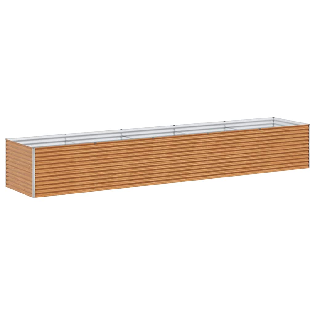 Jardinière surélevée Vidaxl 485 x 100 x 68 cm acier galvanisé