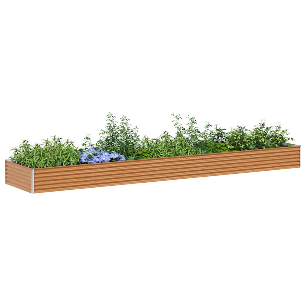 Jardinière surélevée Vidaxx 485 x 100 x 36 cm acier galvanisé