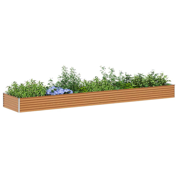 Jardinière surélevée Vidaxx 485 x 100 x 36 cm acier galvanisé
