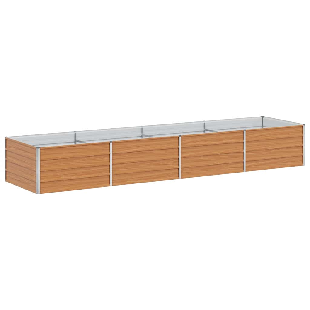 Jardinière surélevée Vidaxx marron clair 320 x 80 x 45 cm