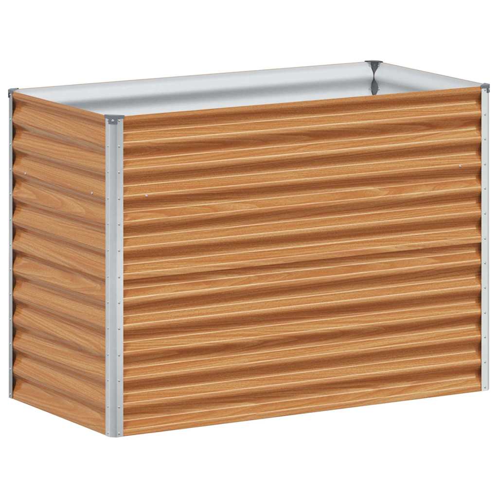 Jardinière surélevée Vidaxl 98 x 50 x 68 cm acier galvanisé
