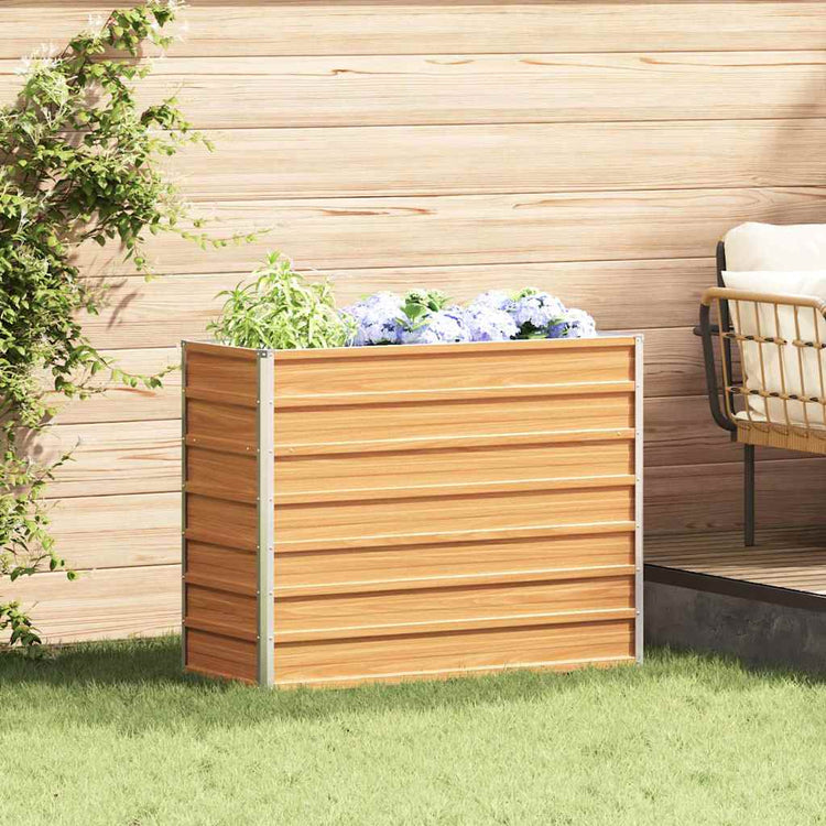 Jardinière surélevée Vidaxx marron clair 100 x 40 x 77 cm