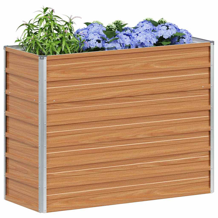 Jardinière surélevée Vidaxx marron clair 100 x 40 x 77 cm