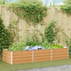 Jardinière surélevée Vidaxx marron clair 240 x 80 x 45 cm