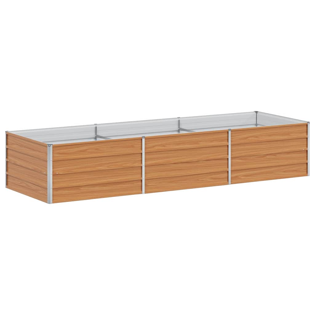 Jardinière surélevée Vidaxx marron clair 240 x 80 x 45 cm
