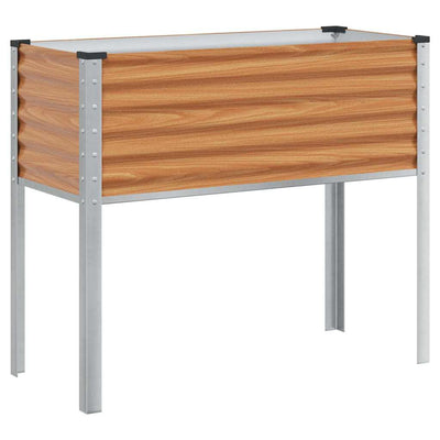Pot de fleur de jardin Vidaxl marron clair 100,5 x 40,5 x 90 cm
