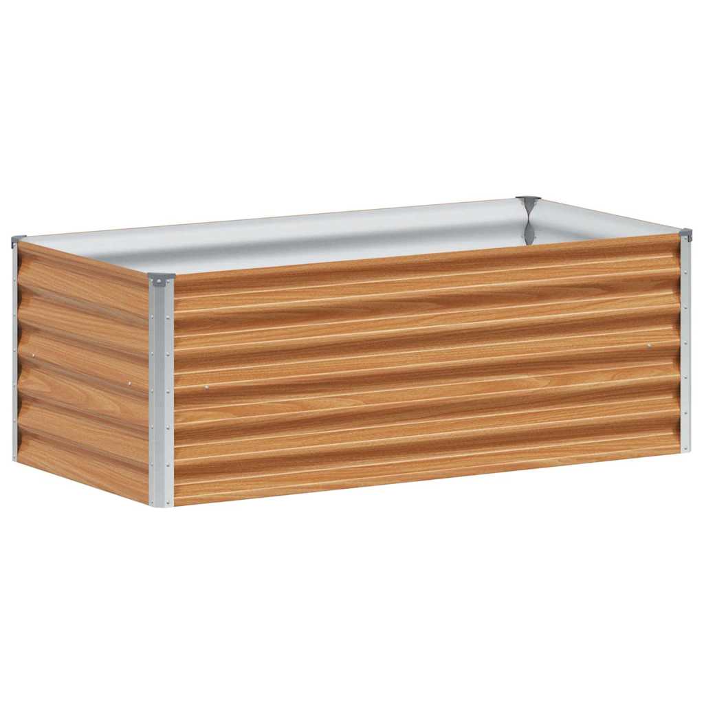 Jardinière surélevée Vidaxl 98 x 50 x 36 cm acier galvanisé