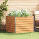 Jardinière surélevée Vidaxx marron clair 100 x 100 x 77 cm