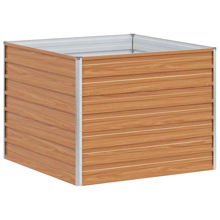Jardinière surélevée Vidaxx marron clair 100 x 100 x 77 cm