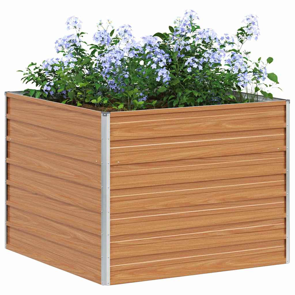 Jardinière surélevée Vidaxx marron clair 100 x 100 x 77 cm