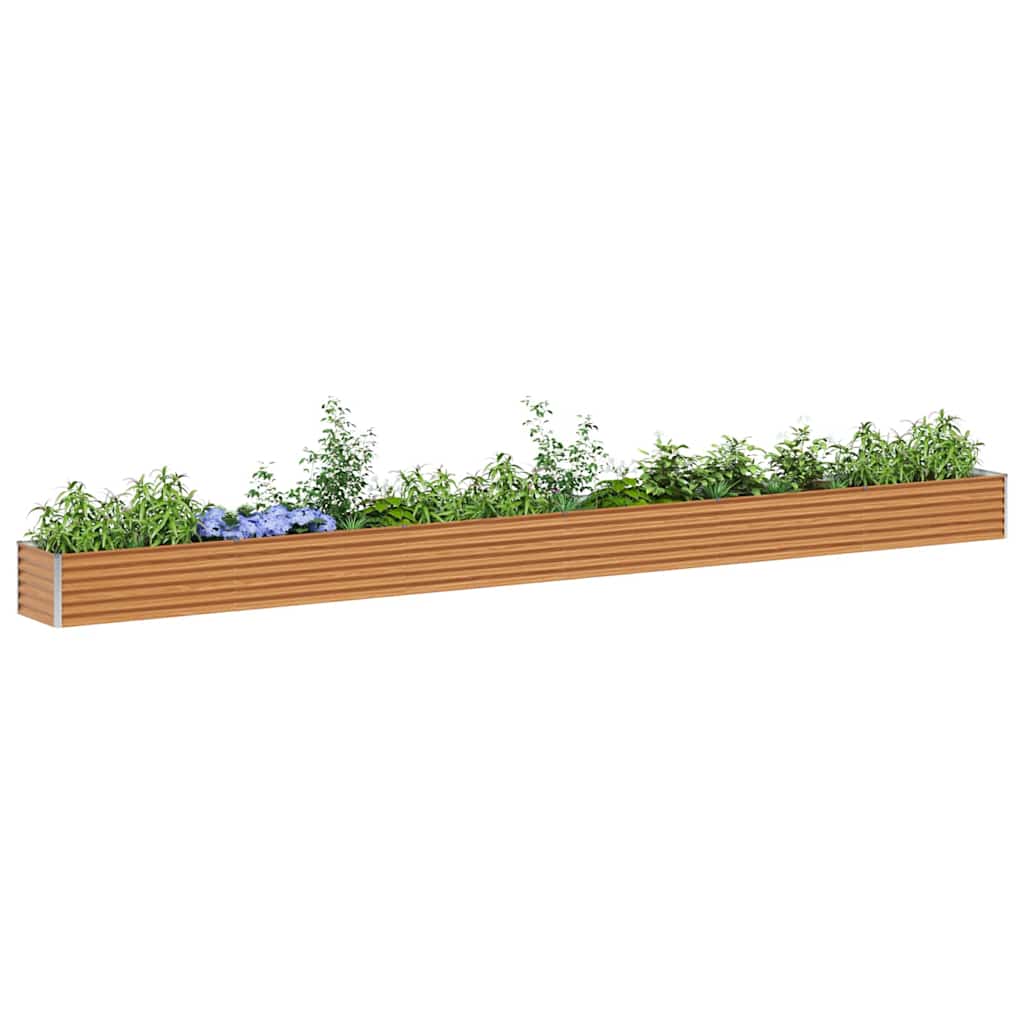 Jardinière surélevée Vidaxx 582 x 50 x 36 cm acier galvanisé