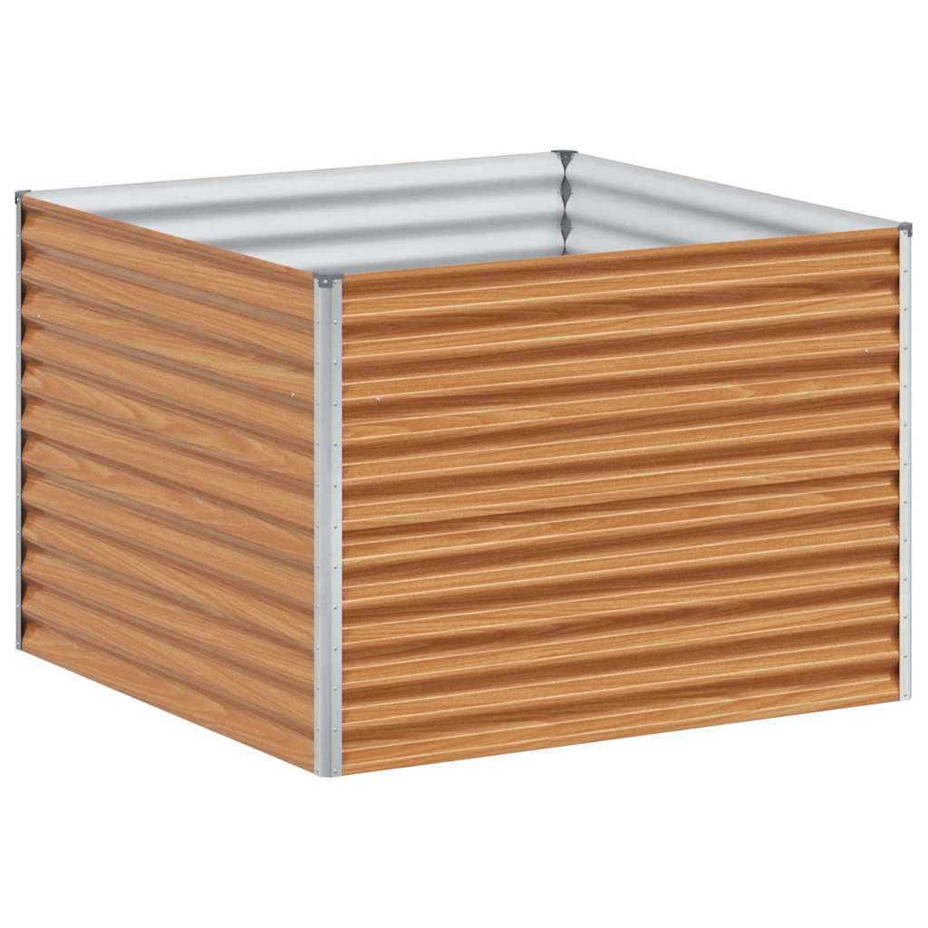 Jardinière surélevée Vidaxl 98 x 100 x 68 cm acier galvanisé