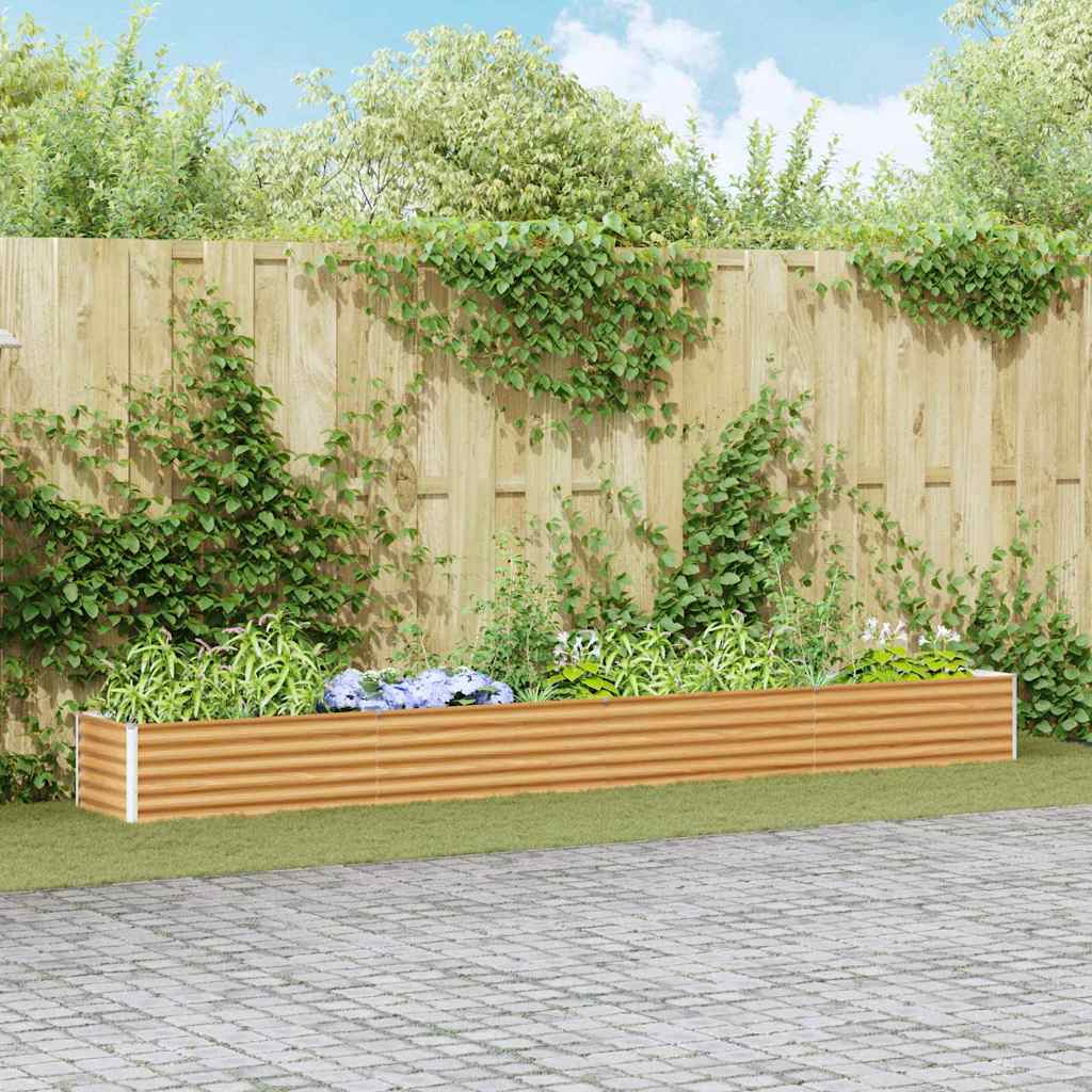 Jardinière surélevée Vidaxx 390 x 50 x 36 cm acier galvanisé