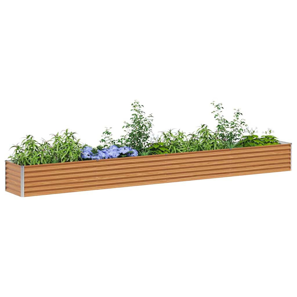 Jardinière surélevée Vidaxx 390 x 50 x 36 cm acier galvanisé
