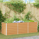 Jardinière surélevée Vidaxx marron clair 240 x 80 x 77 cm