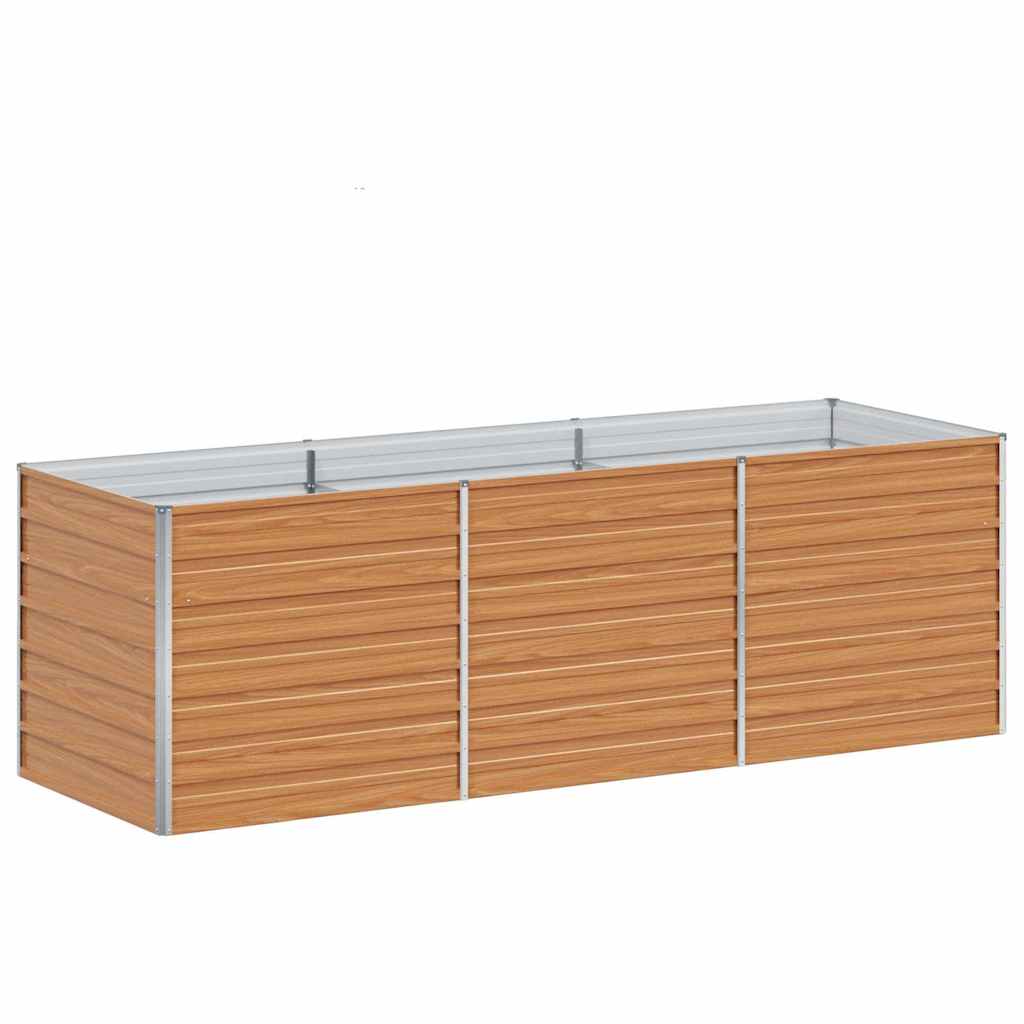 Jardinière surélevée Vidaxx marron clair 240 x 80 x 77 cm