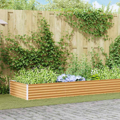 Jardinière surélevée Vidaxx 970 x 100 x 36 cm acier galvanisé