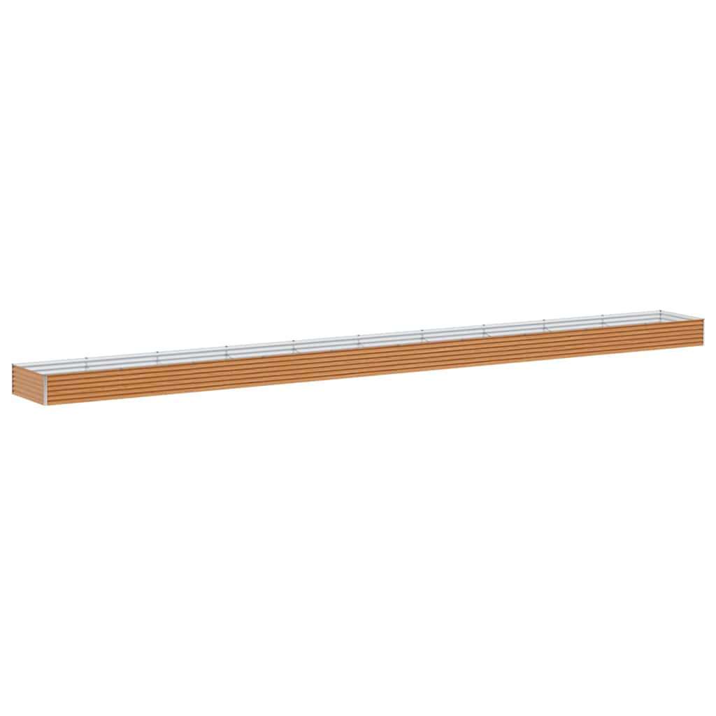 Jardinière surélevée Vidaxx 970 x 100 x 36 cm acier galvanisé