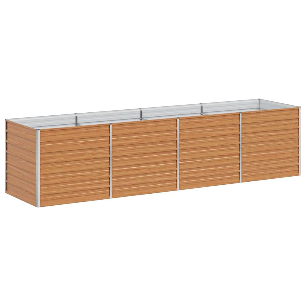 Jardinière surélevée Vidaxx marron clair 320 x 80 x 77 cm