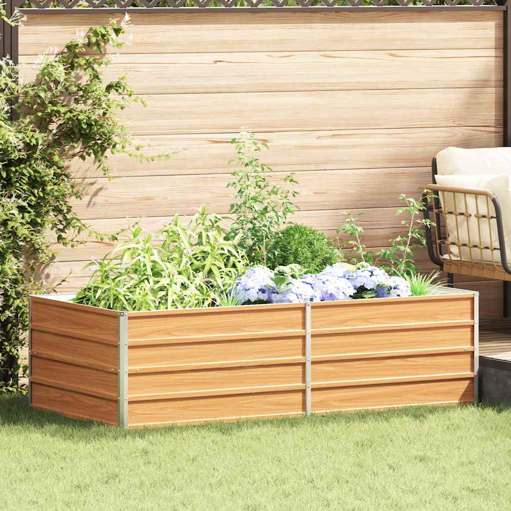 Jardinière surélevée Vidaxx marron clair 160 x 80 x 45 cm