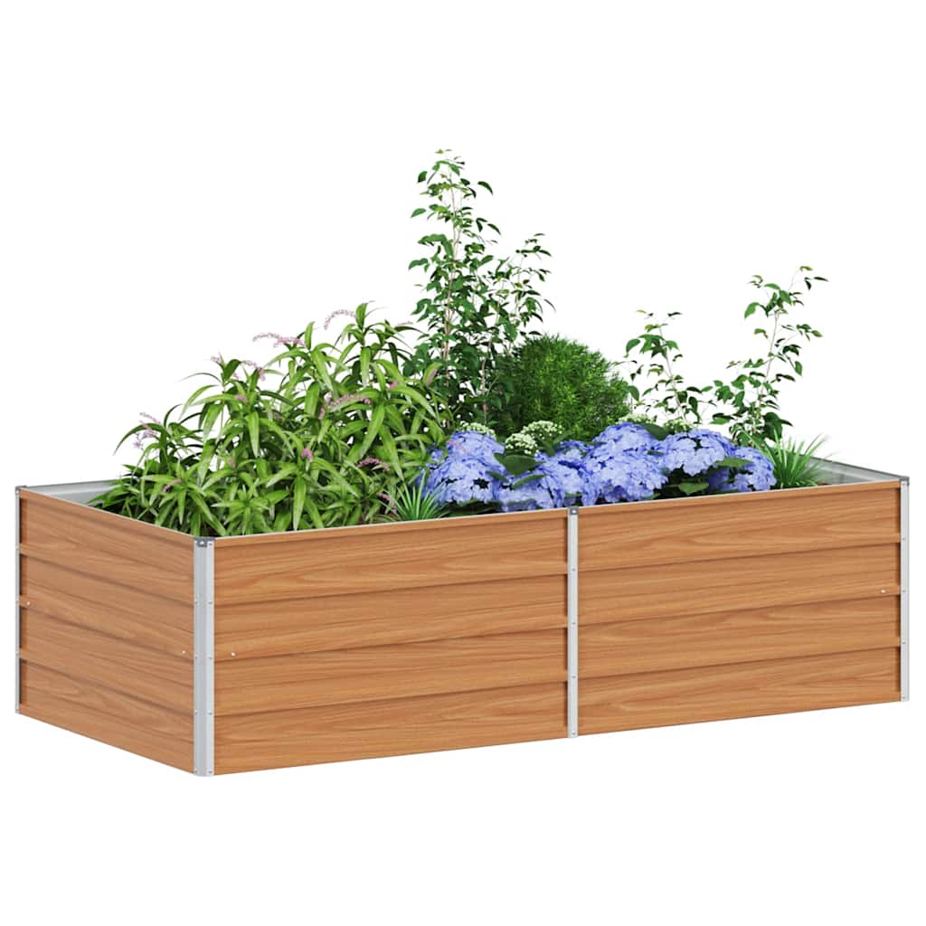 Jardinière surélevée Vidaxx marron clair 160 x 80 x 45 cm