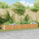 Jardinière surélevée Vidaxx marron clair 400 x 80 x 45 cm