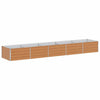 Jardinière surélevée Vidaxx marron clair 400 x 80 x 45 cm