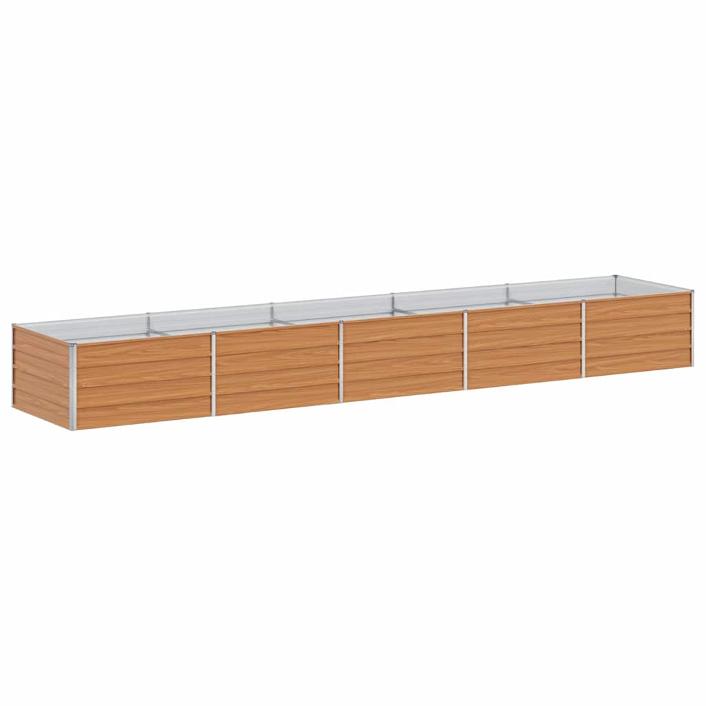 Jardinière surélevée Vidaxx marron clair 400 x 80 x 45 cm