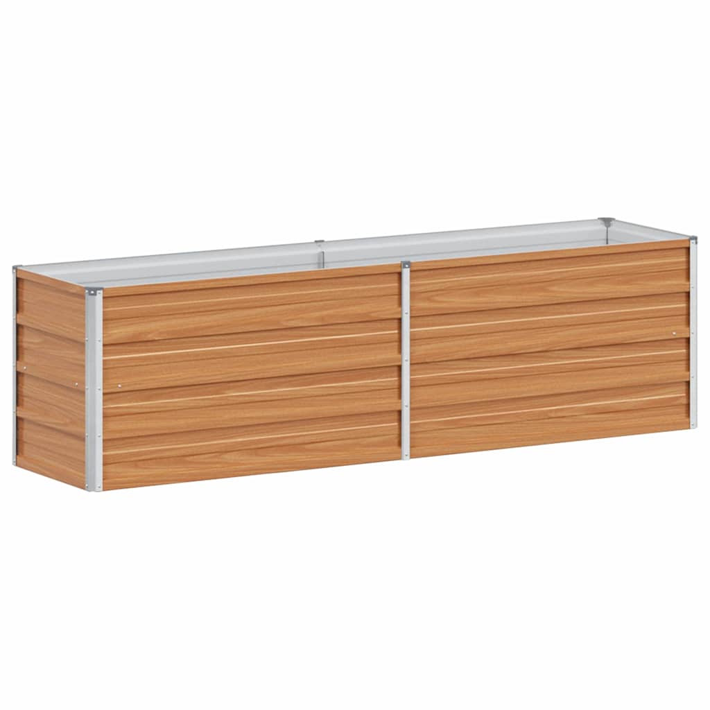 Jardinière surélevée Vidaxx marron clair 160 x 40 x 45 cm