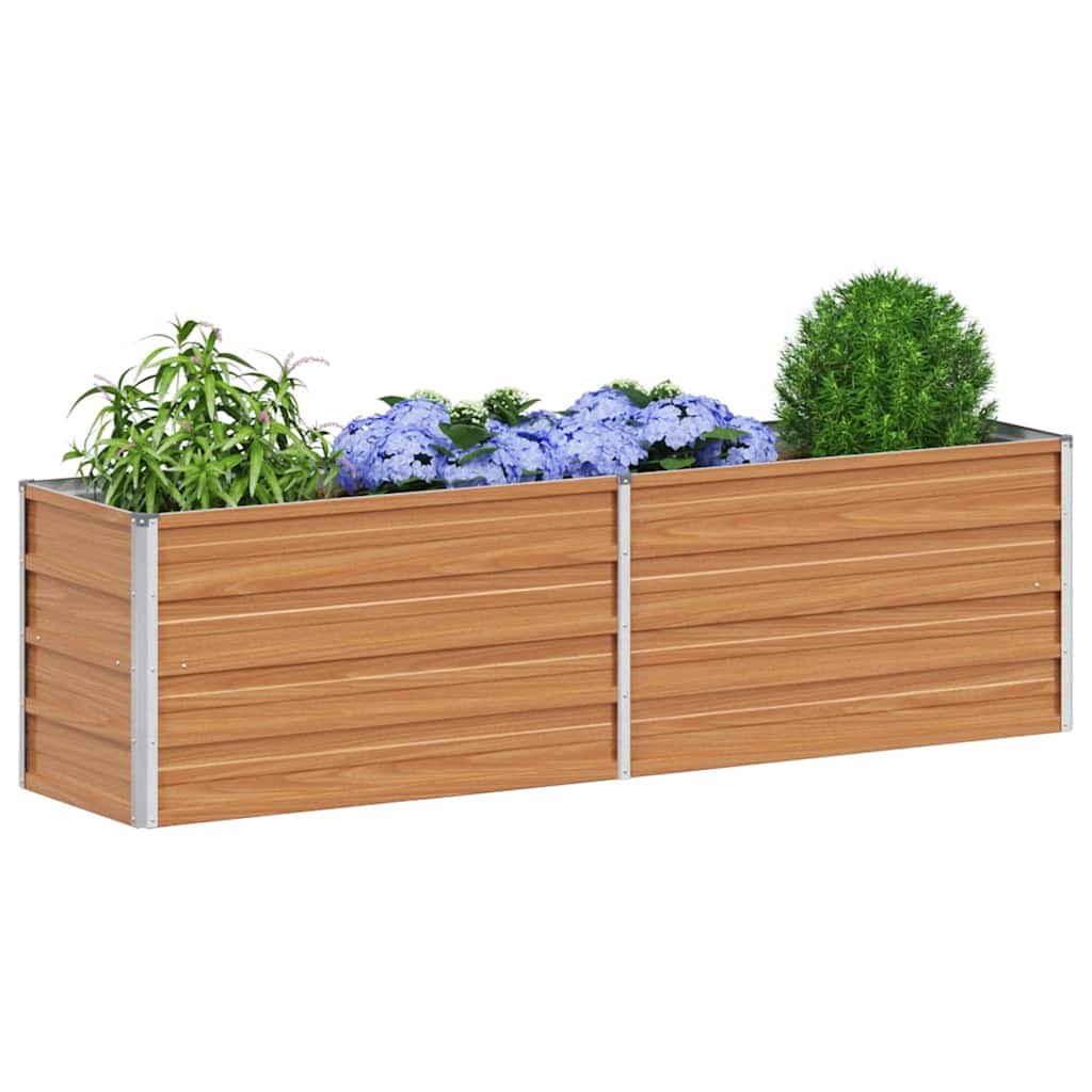 Jardinière surélevée Vidaxx marron clair 160 x 40 x 45 cm