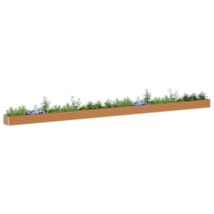 Jardinière surélevée Vidaxx 970 x 50 x 36 cm acier galvanisé