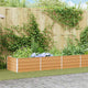 Jardinière surélevée Vidaxx marron clair 480 x 80 x 45 cm